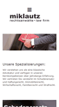 Mobile Screenshot of miklautz.com